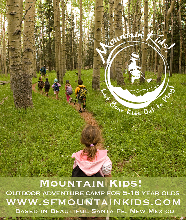 Kids Hiking in Forest - Mountain Kids! Logo